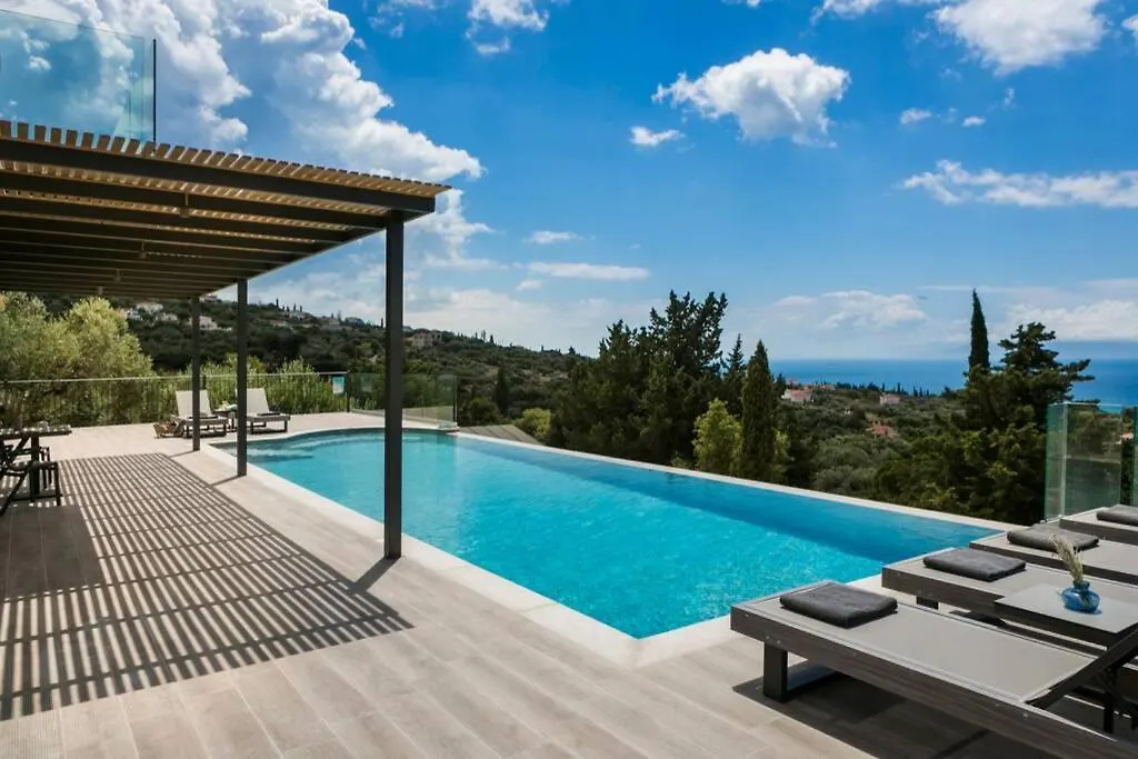 Color Villas-New Villa Green At Trapezaki With Private Pool Mousata 0*,  Greece